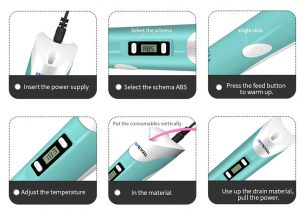 Buy Myriwell RP100B 3D printing pen function 2 in Australia - Brisbane - Gold Coast- 3dpens.com.au