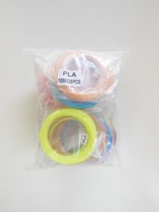 Buy 3D printing PLA filament bag 10mx20pcs in Australia - Brisbane - Gold Coast - 3dpens.com.au