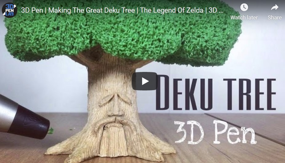 How to make a tree using a 3D pen