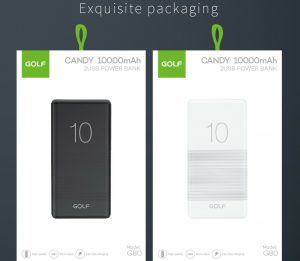 Buy GOLF G8 10000 power bank in Australia - show