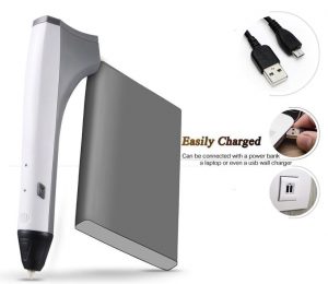 Buy SUNLU M1 3D printing pen in Australia - power bank
