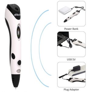 Buy DIKALE DKL-07A 3D printing pen in Australia - power bank
