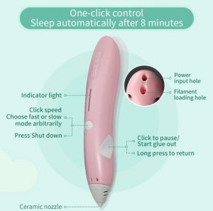 Buy SUNLU SL-900 3D printing pen in Australia - spec