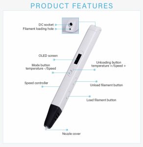 Buy RP800A 3D printing pen - features