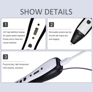 RP700C 3D printing pen - details