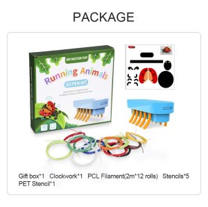 Animals 3D pen model kit - package