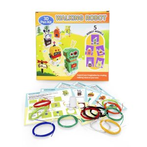 Walking Robot 3D pen model kit - package