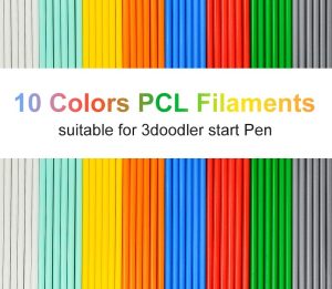 PCL filament 2.5mm for 3Doodler - colours